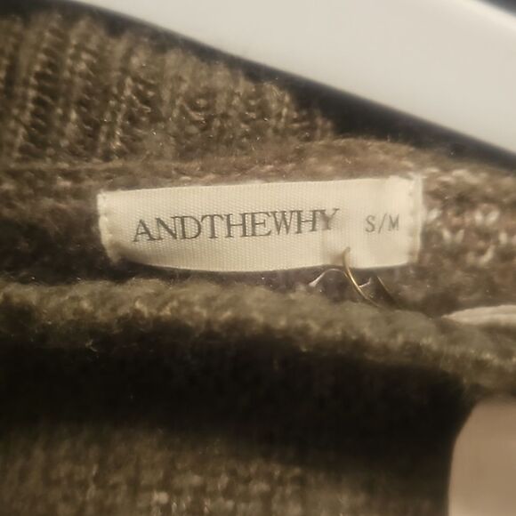 ANDTHEWHY WOMAN SWEATER S/M - Picture 2 of 7